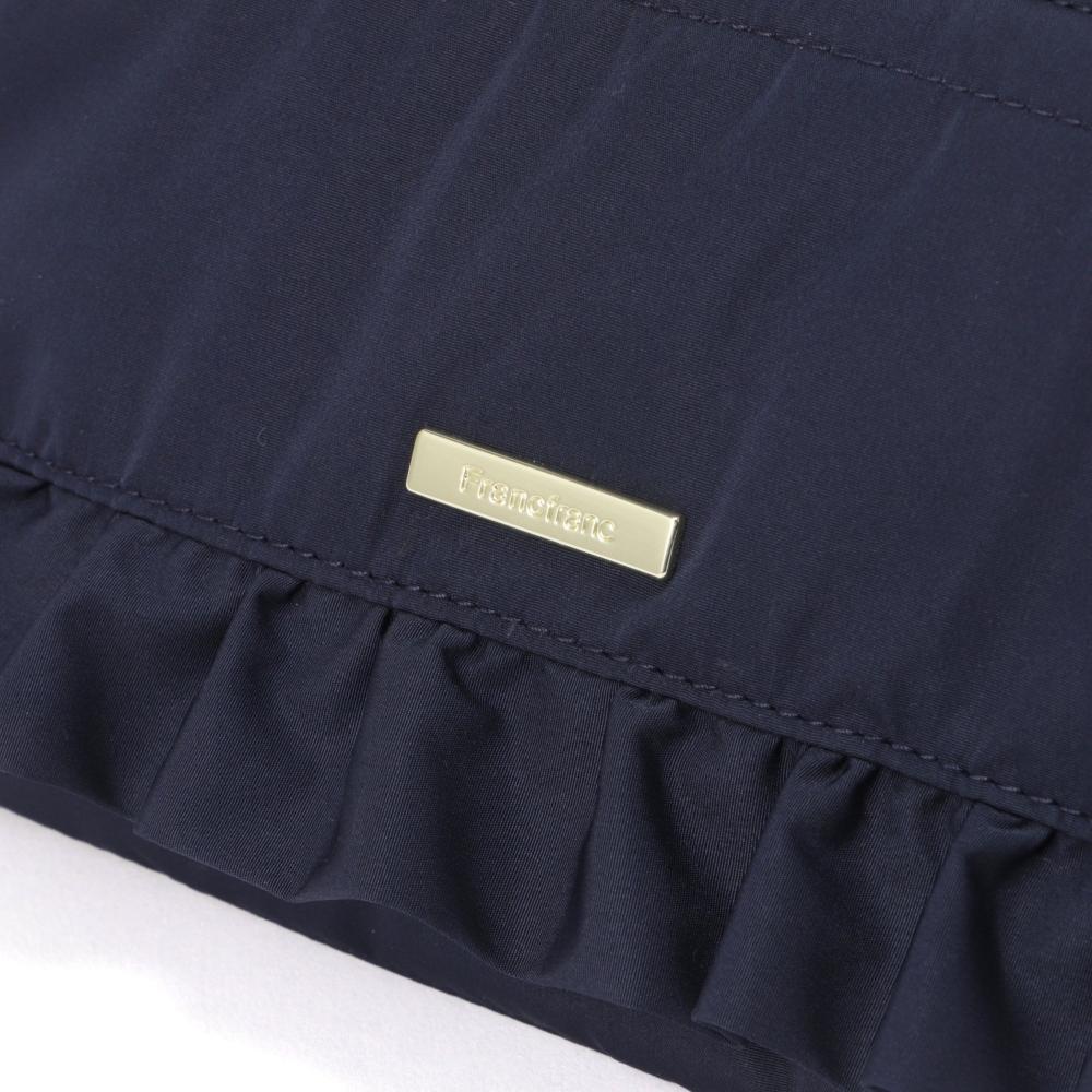 Franc Franc Japan [ec Limited Outlet Item] Frill Wire Pouch Navy