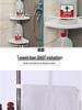 Stainless Steel Multi-Layer Corner Bathroom Rack with Retractable Toilet Storage