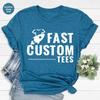 Custom Logo Design Shirt, Bulk Personalized Shirt, Wholesale Business Logo T-Shirt, Customized Company Logo Gifts, Brand Logo Vneck Tshirt