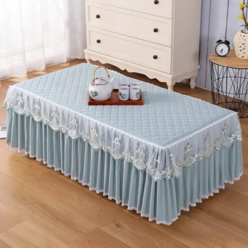 Proud Rose Lace Tablecloth Simple Stylish Rectangular Dining Coffee Table Cover Cloth Living Room Home European-style Dust Cover