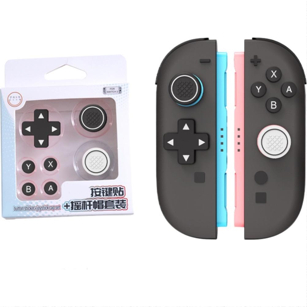 Silicone Key Sticker Skin Thumb Grip Caps For Switch 2 D-pad Button Protective Stickers For NS2 Soft Joystick Covers Accessory