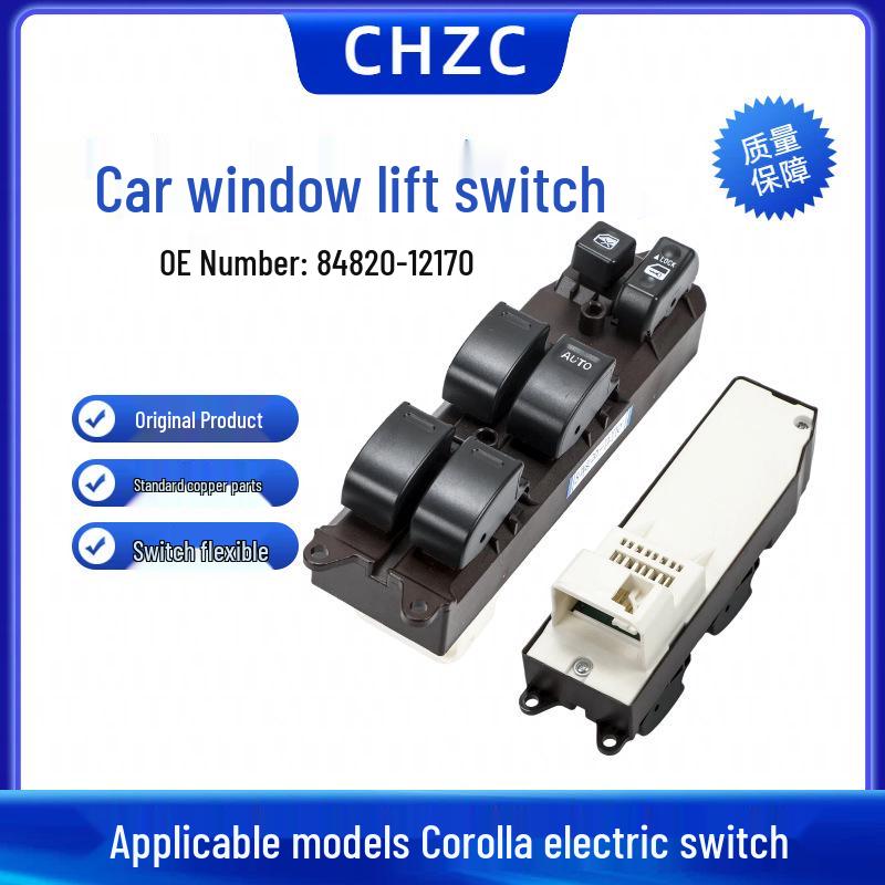 Toyota Corolla Power Window Switch, Part No. 84820-12170 Electric