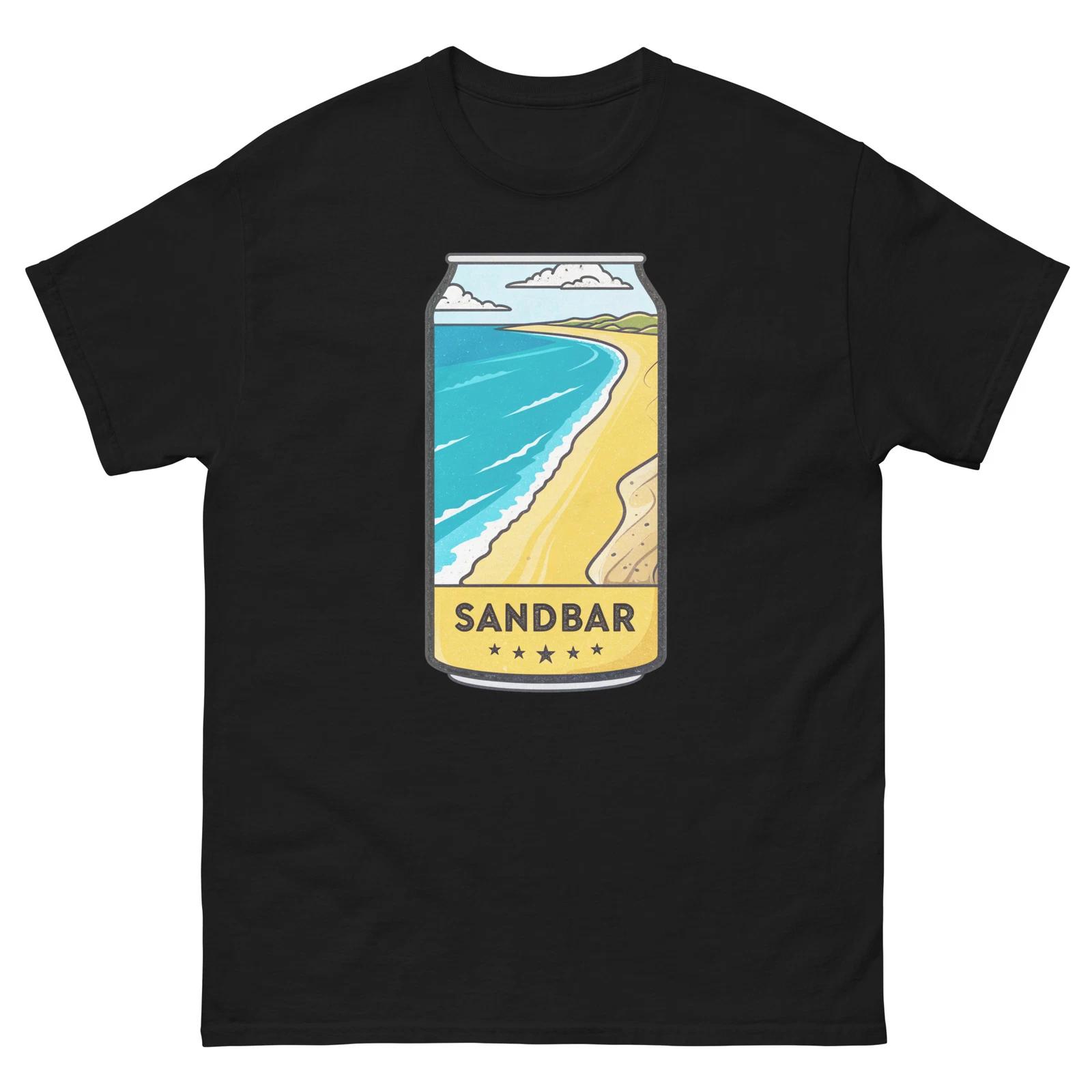 Sandbar Geographical Landscape Location Scenery T-Shirt S