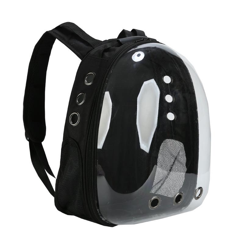 

Cat bag out portable cat backpack cat bag space capsule pet dog schoolbag double shoulder rabbit summer breathable No side door (set of 4)