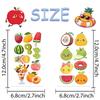 10sheets Cartoon Fruit Watermelon Cherry Tattoo Stickers For Arm Body Temporary Waterproof Tattoo Stickers Kids Creative Gifts
