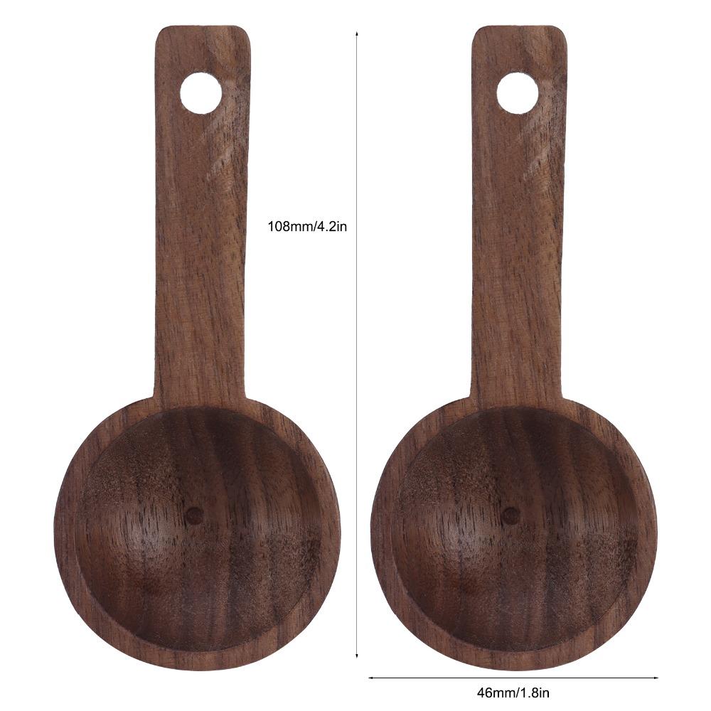 Wooden Measuring Spoon Elegant Walnut Teaspoon Coffee Accessories Wooden Spoon  Coffee Brewing