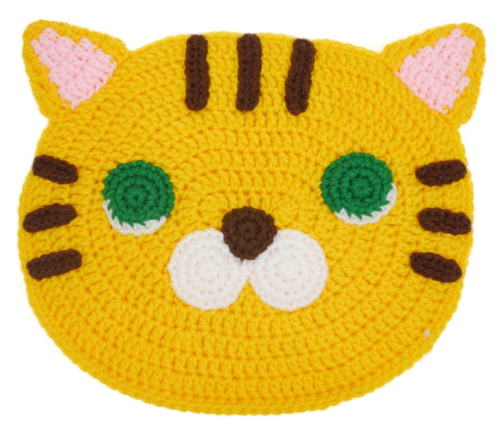 

NASKA Knitting Miyuki Amigurumi Accessories Tabby Cat Seat Cushion Kit Ichikawa s - MI-3