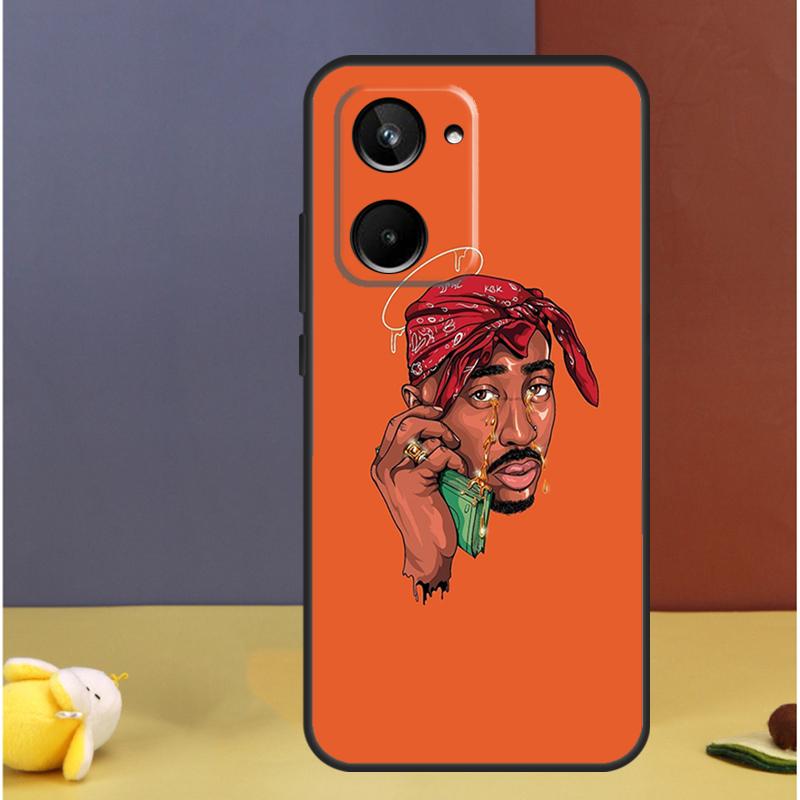 Rapper 2pac Singer Tupac For Realme 15 10 11 12 13 14 Pro Plus C65 C67 C63 C61 C55 C51 C53 C35 C75 GT6 GT7 Pro Case
