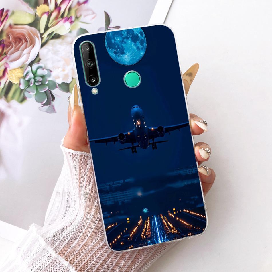 For Huawei Y7p Cool Dragon Tiger Pattern Phone Case For Huawei Y7P 2020 ART-L28 ART-L29 Soft Silicone TPU Cases