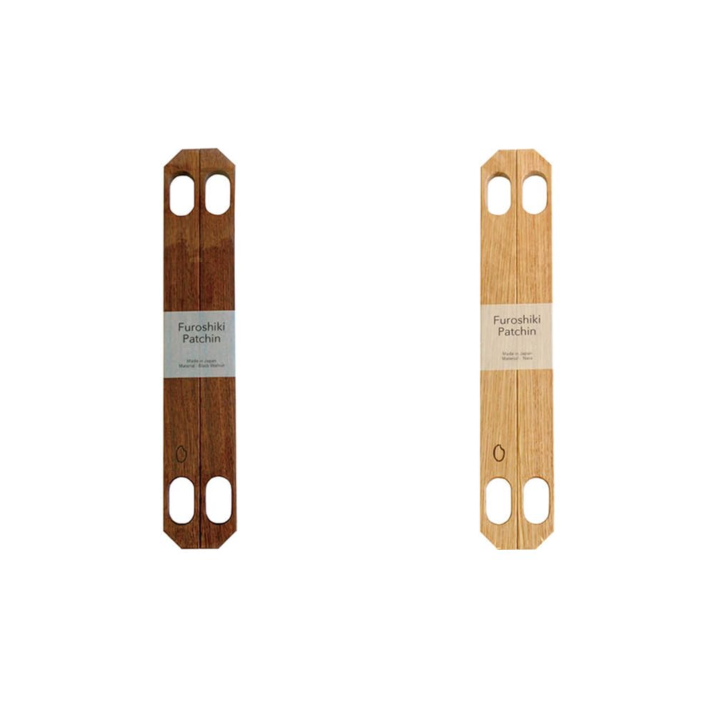 

Musubi Furoshiki Patchin Made in Japan For furoshiki from 70cm to 115cm set - - [Oak Walnut] 2-piece