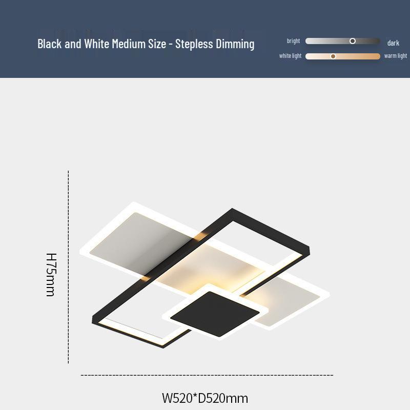 2025 Modern Geometric LED Ceiling Light for Living Room