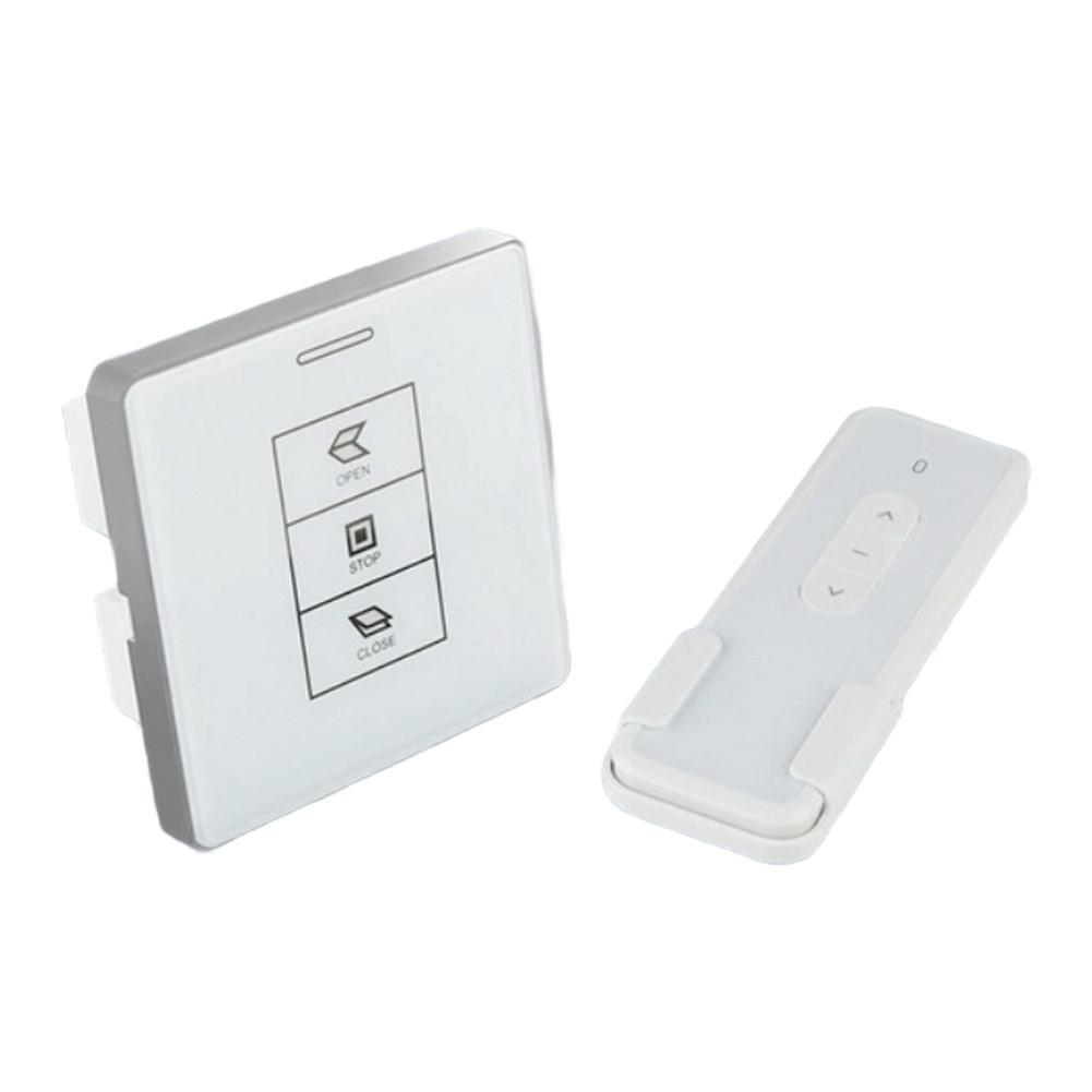 Intelligentes Schalterpanel für 24V DC Motor für Fensterheber Funktioniert mit For Tuya Fernbedienung AC100-240V Eingang Regensensor-Schnittstelle