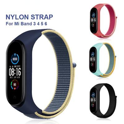 Armband für mi band 5 6 7 8 Strap Nylon Sport schleife uhr Gürtel pulsera correa Miband strap Armband für xiaomi Mi band 4 3 Armband