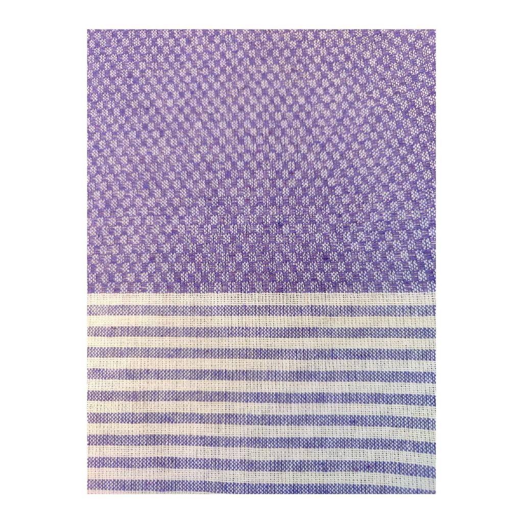 Peshtemal, 100% Cotton, Checkered Pattern Navy Blue, Beach Towel, Bath Towel