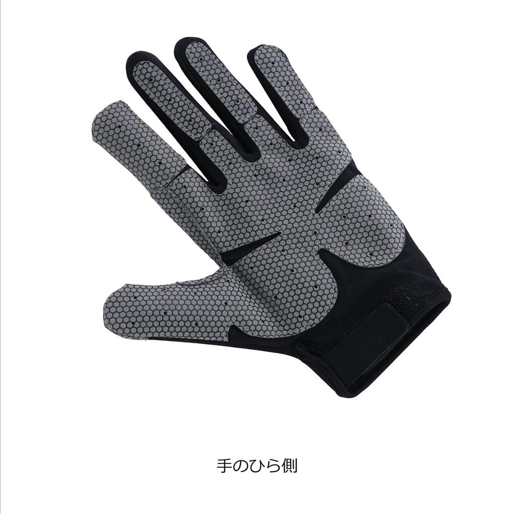 Mazume Light Gloves 5 Red L (with Fingers) MZGL-S715-08
