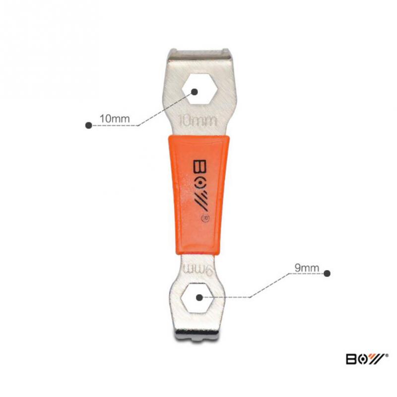 Tragbarer Multifunktions-Fahrradkettenblatt-Schlüssel Kurbelgarnitur Schraube Festes Kettenblatt