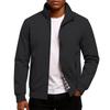 Men's Relaxed-Fit Casual Workwear Baseball Jacket Long-Sleeve Outerwear