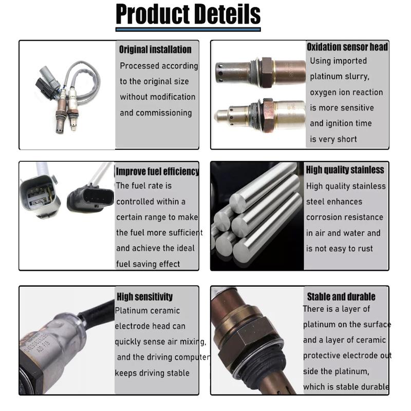 Car Front Rear Air Fuel Ratio Lambda O2 Oxygen Sensor 55488558 55489474 For Cadillac CT4 XT4 Chevy Silverado GMC Sierra 2.0L