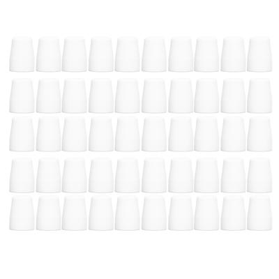 50Pcs White Plasma Cutter Shield Cup Set Stable Performance Robust Plasma Cutting Torch Consumables