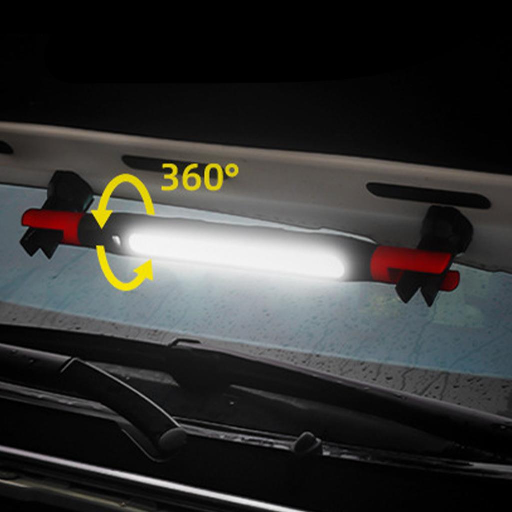 Rechargeable Portable Cordless Underhood Work Lights W/ Hooks & Magnetic Base Cordless Portable Light for Car Emergency Repair