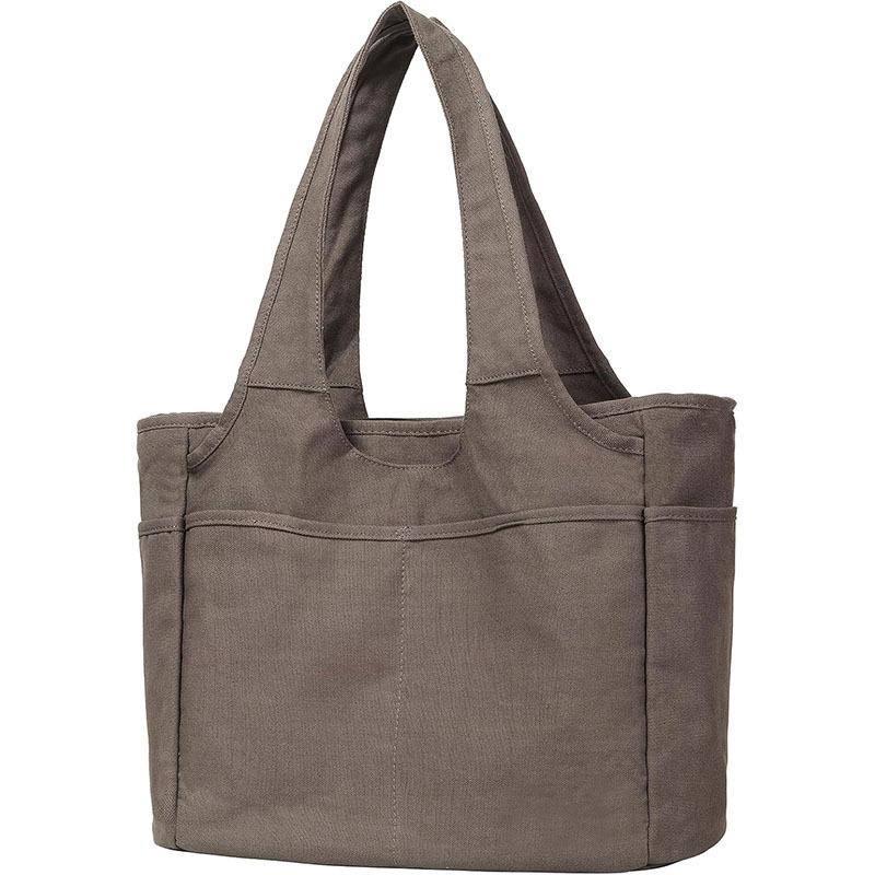 Trendy Portable Oxford Cloth Women's Cloth Bag, Casual Multi-pocket Large-capacity Travel , Waterproof Shoulder Bag SG