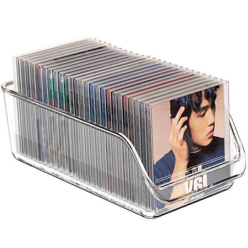 Κουτί Αποθήκευσης CD, Δίσκων Βινυλίου και Κασетών για Γραφείο - Βάση Έκθεσης Άλμπουμ