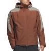 Adidas Hooded Zip-Up Long Sleeve Jacket Men Jacket Brown JZ8414