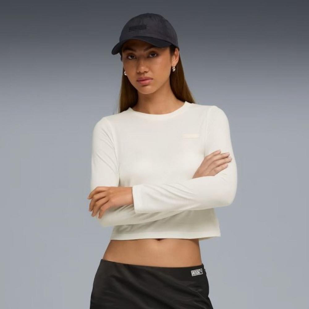 

Puma X Rose Slim Knit Longsleeve Tee 633805 77 77 Warm White/XS(90)