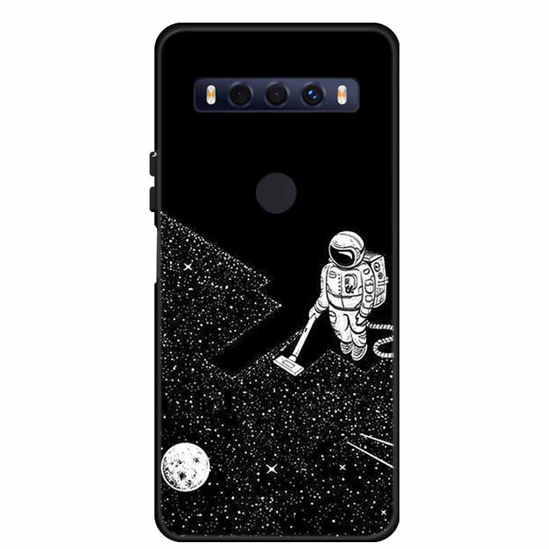 For TCL 10 SE Case Popular Picture Black Silicone Soft Back Cover Case For TCL 10 SE Phone Case Cover 10SE 6.52" Coque Funda Bag