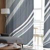 Line Abstract Gradient Hand-painted Bedroom Transparent Sheer Curtains Holiday Decoration Window Voile Tulle Curtain