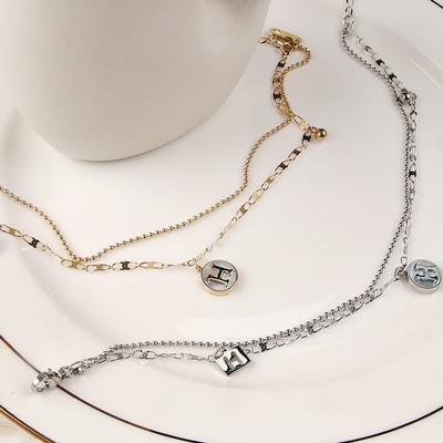 Women's Surgical Steel Bracelet Anklet Chain Dachshund Point Double Row