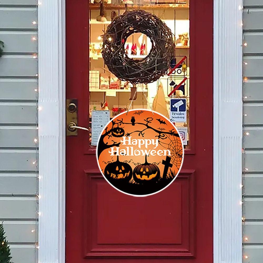 Ghost Haunted House Pull Flags Pumpkin Ghost Garden Banner Funny Halloween Flags Party Supplies