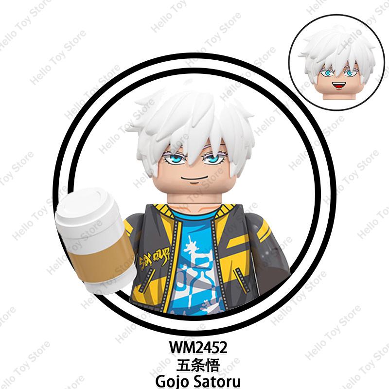 Jujutsu Kaisen Hot Anime Mini Acion Figures Satoru Gojo Model Classic Cartoon Building Blocks Itadori Yuji Dolls Bricks Toy Gift