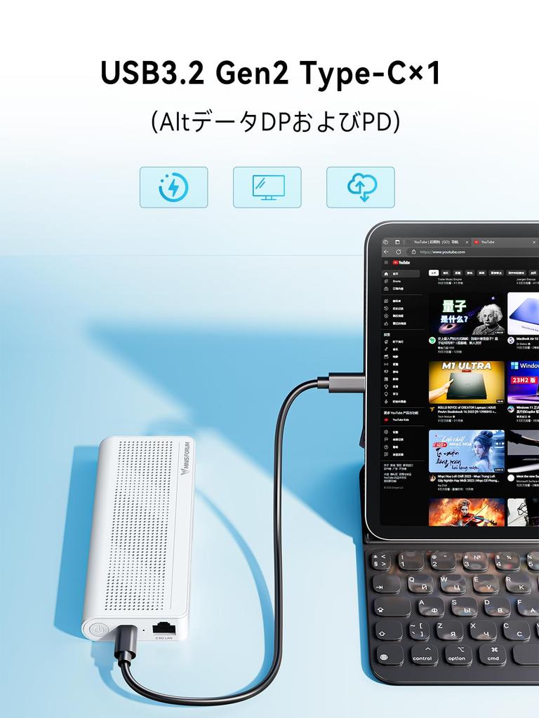 MINISFORUM S100 Mini PC Intel 8GB 128GB RJ45 IEEE PD power supply small PC Stick, N100, LPDDR5, UFS2.1 SSD, Wi-Fi 6BlueTooth 5.2 compatible, 2.5GPoE