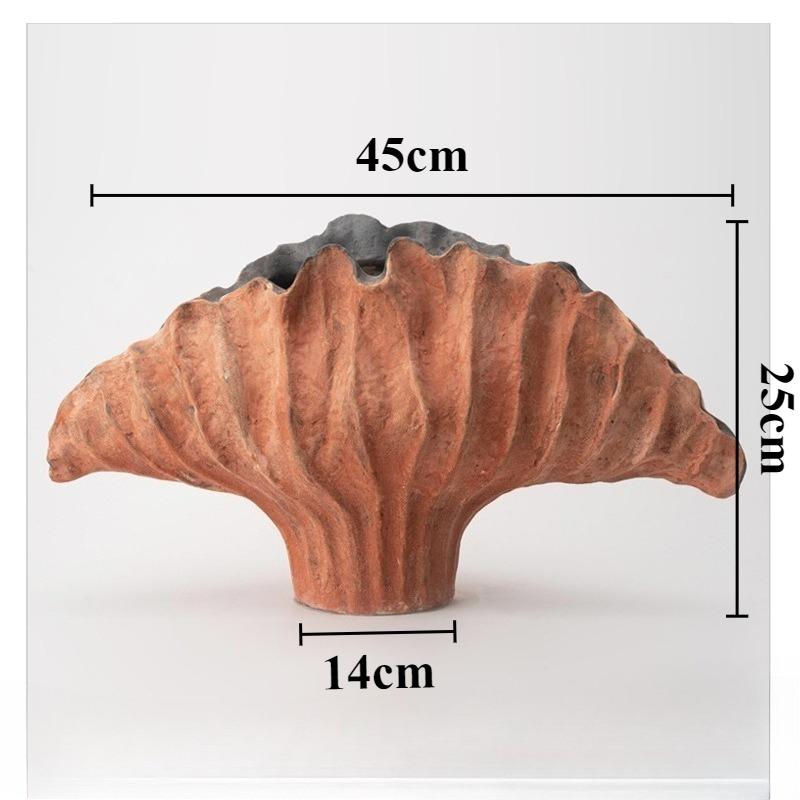 Ceramic Flower Vase Pottery Decorative Vases Modern Vase Plants and Decoration Ornaments Aesthetic Living Room Decor Accessories