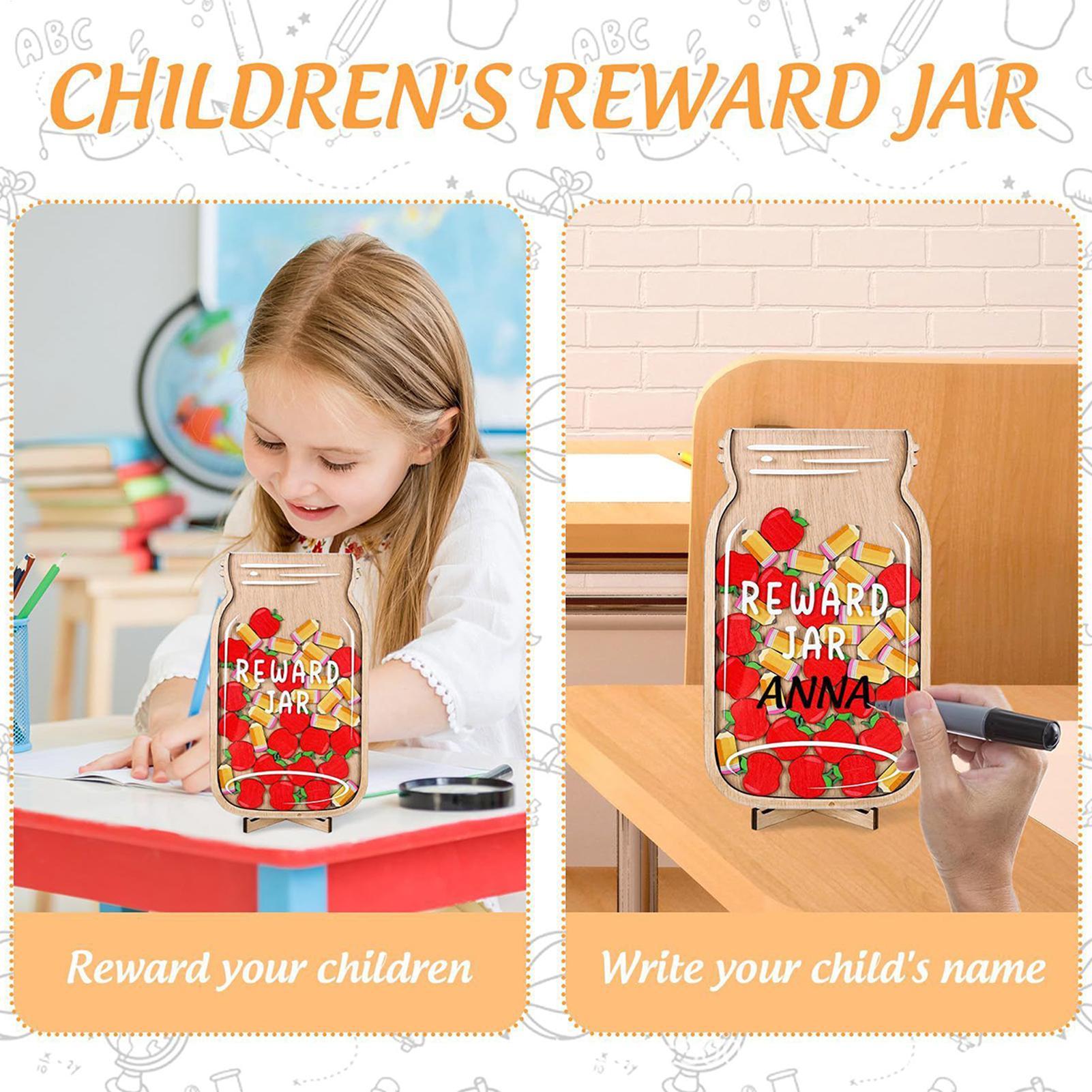 Reward Jar Classroom Wooden Classroom Rewards good behavior reward jar motivate task reward Jar as a parent aid Tool CN