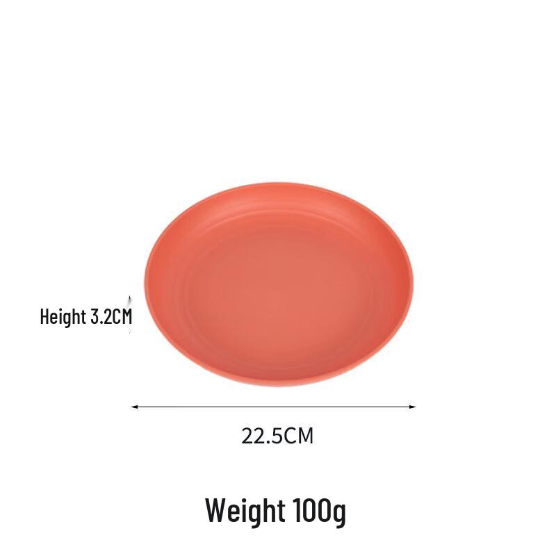 

ZISIZ Ribbed Round Dinner Plate Set