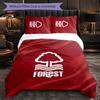 Biancheria da Letto a Tema Nottingham Forest Set 3 Pezzi Copripiumino Biancheria da Letto Decorativa per Stanza Adolescenti Decorazione Casa