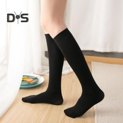 1 Paar Damen-Wintersocken, Kompressions-Yogasocken, knielang, langes Rohr, hohe Elastizität, Umhüllung, rutschfeste Bodensocken, Komfort, Wärme, Leistung