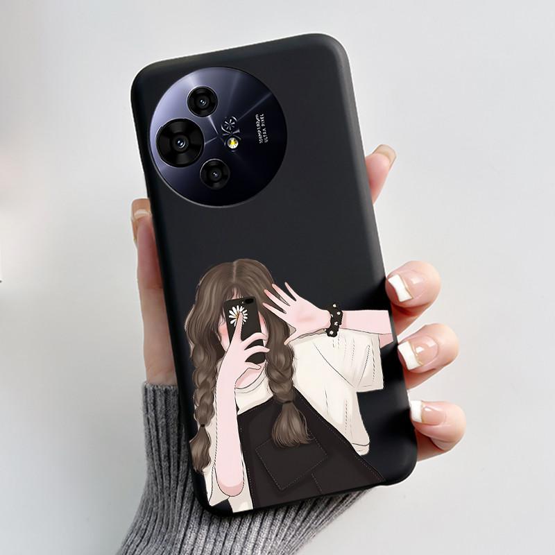 New Design Cute Case For TCL 50 NxtPaper 5G/50 Pro NxtPaper 5G/TCL P10/60 XE NxtPaper Shockproof Cover Black Case