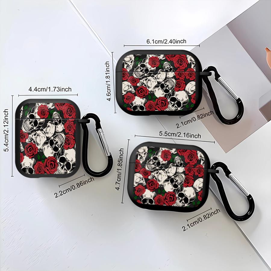 Skeleton Flower Earphone Cases Cover Case For Airpods Pro3 3 1 Pro2 2 4 Pro