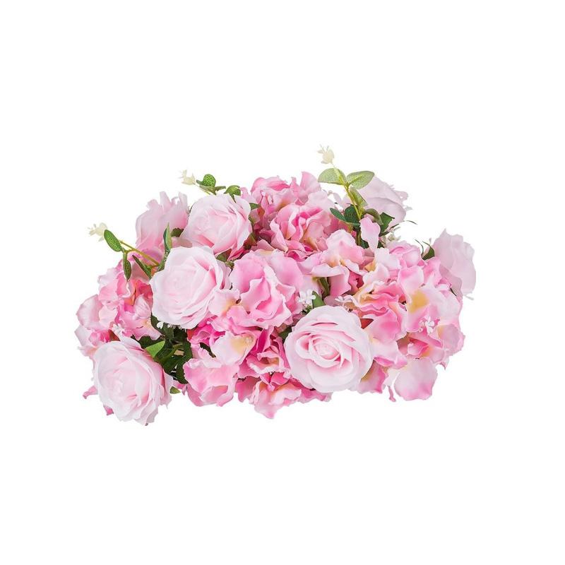 1Pc Floral Arrangements Bouquet Beautiful Centerpiece Table Decorations Road Guide Decor Rose Ball Roman Column Silk Flower