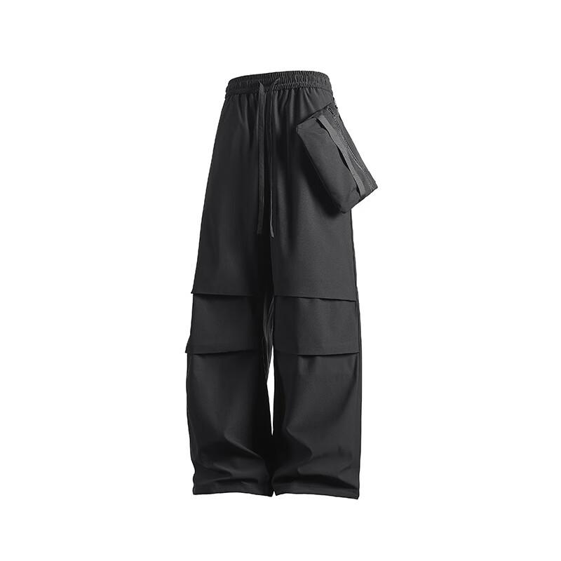 

Yiliteng Unisex Waterproof Windproof Cargo Parachute Pants XL