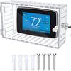 Thermostat Lock Box with Key - Transparent Protective Cover for Cross-Border Use