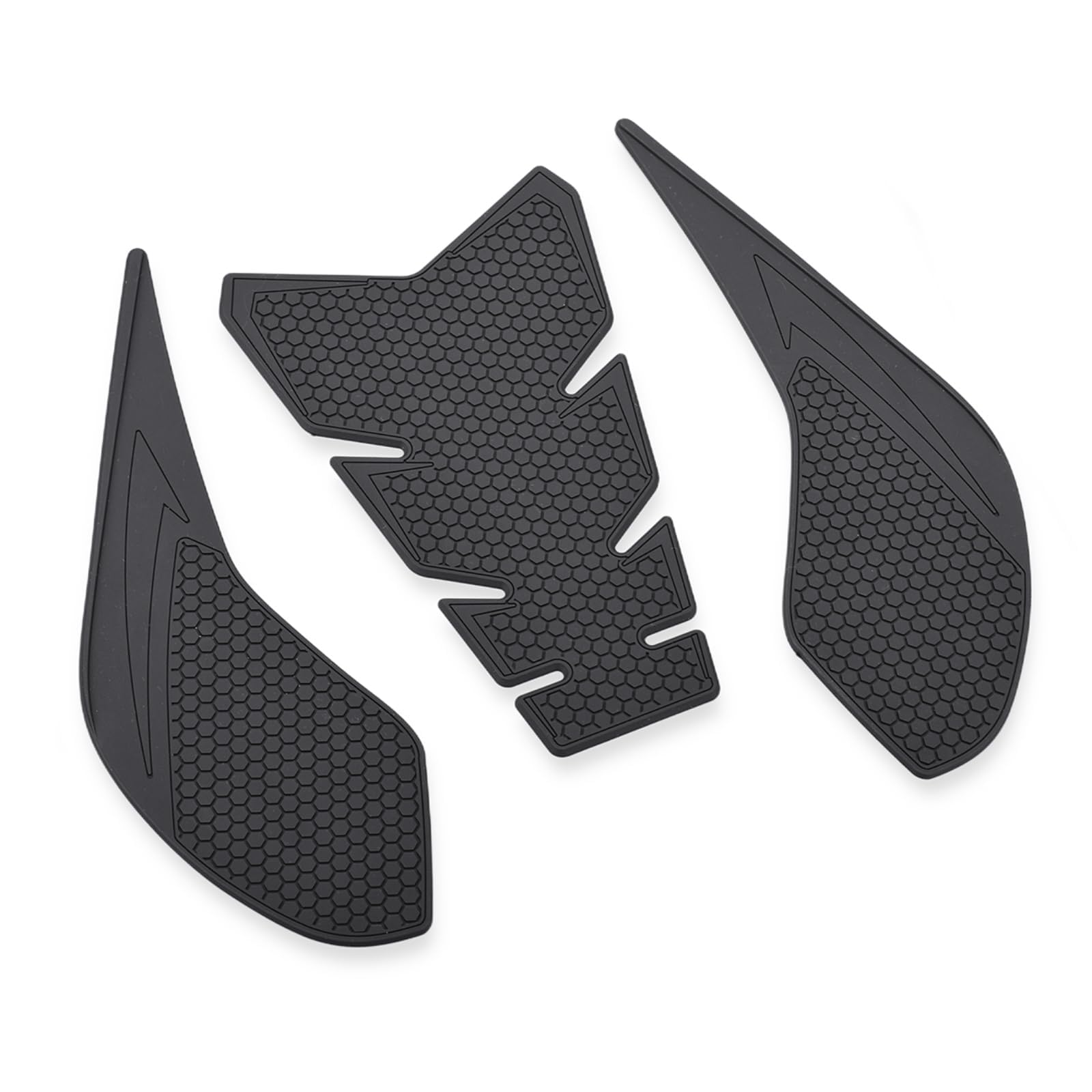 AUSHOOL Motorcycle Tank Motorcycle Tank Protector Tank Traction Pad Honda CBR400R Tank Pad Pad, Rubber, Pad, Compatible, (2024-) (Black) чёрный
