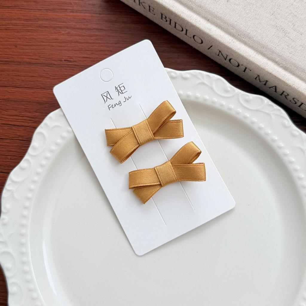 Handmade Korean-Style Cute Small Bow Hair Clip for Children