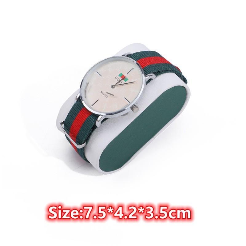 

Pu Watch Pillow Rubber Watch Bracelet Pillow Jewelry Display Pillow Soft For Home Use Jewelry Display Watch Storage зелёный