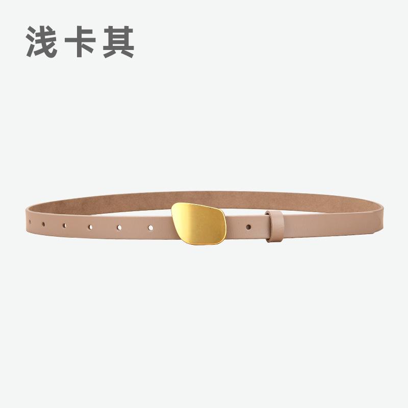 Women'S Leather Belt Women'S Belt Retro With Jeans Casual Decoration Women'S Belt