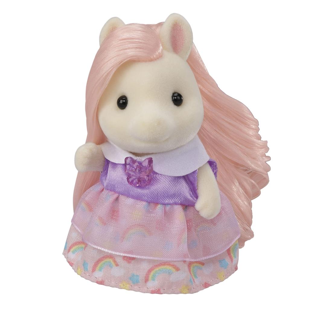Sylvanian Families Hair Salon Pony Vanity Dresser ST Mark Certified Toy Dollhouse for Ages 3 and Sylvanian Epoch [Stylish Set] F-18 Up, Families,