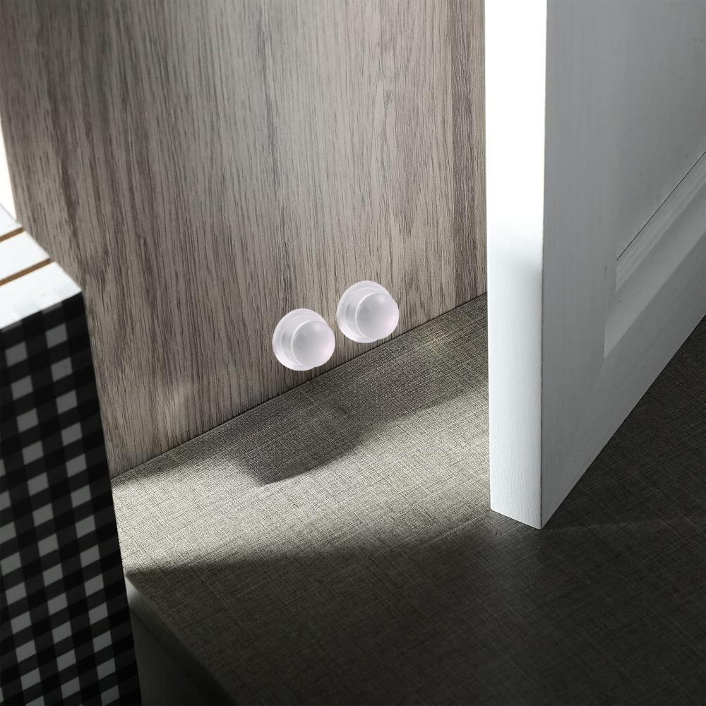 Nálepky proti kolizi kliky dveří, silikonové tiché podložky, nálepky na dveře, zarážky dveří, nálepky na dvířka skříněk a zadní stěnu